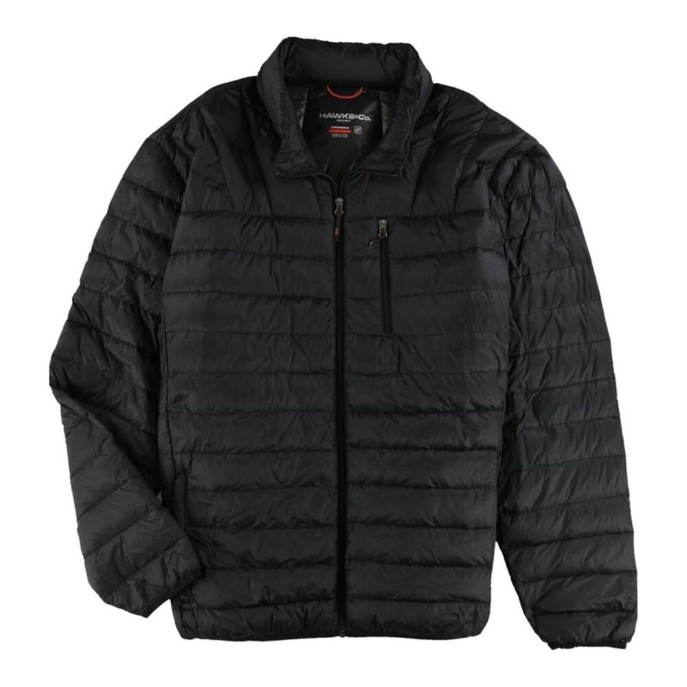 Hawke & Co. Mens Packable Down Quilted Jacket, , M, DM